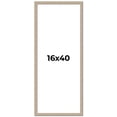 thumbnail image 1 of 16x40 Frame Grey Solid Wood Picture Frame Width 1 Inches | Interior Frame Depth 0.5 Inches |, 1 of 8