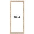 thumbnail image 1 of 16x40 Frame White Real Wood Picture Frame Width 1.5 inches | Interior Frame Depth 0.5 inches |, 1 of 8