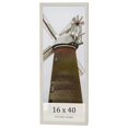thumbnail image 1 of 16x40 Frame White Wheat Solid Wood Picture Frame | Moulding Width 0.75 Inches | Interior Depth 0.5, 1 of 8