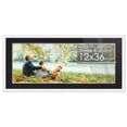 thumbnail image 1 of 16x40 White Picture Frame with 11.5x35.5 Black Mat Opening for 12x36 Image, 0.75 Inch Border, UV, 1 of 5