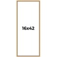 thumbnail image 1 of 16x42 Frame Beaded Gold Solid Wood Picture Frame | 0.75 Inches Moulding Width | Liscio Oro, 1 of 8