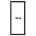 thumbnail image 1 of 16x42 Frame Black Real Wood Picture Frame Width 2.25 Inches | Interior Frame Depth 0.5 Inches |, 1 of 8