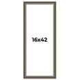 thumbnail image 1 of 16x42 Frame Brown Solid Wood Picture Frame | 1.75 Inch Moulding Width | Austin Frame Complete with, 1 of 8