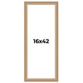 thumbnail image 1 of 16x42 Frame Charleston Honey Brown Solid Wood Picture Frame Width 1.75 Inches | Interior Depth 0.5, 1 of 8