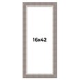 thumbnail image 1 of 16x42 Frame Grey Real Wood Picture Frame Width 2.75 Inches | Interior Frame Depth 0.5 Inches |, 1 of 8