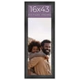 thumbnail image 1 of 16x43 Frame Black Real Wood Picture Frame Width 1.5 inches | Interior Frame Depth 0.5 inches | Barn, 1 of 8