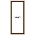 thumbnail image 1 of 16x43 Frame Gold Brown Plein Air Vintage Solid Wood Picture Frame | 1.75 Inches Moulding Width |, 1 of 8