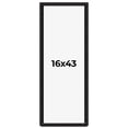 thumbnail image 1 of 16x43 Shadow Box Black Rustic Barnwood Display Frame  | 1.125 Inch Deep | 0.875 Inch Moulding Width, 1 of 4
