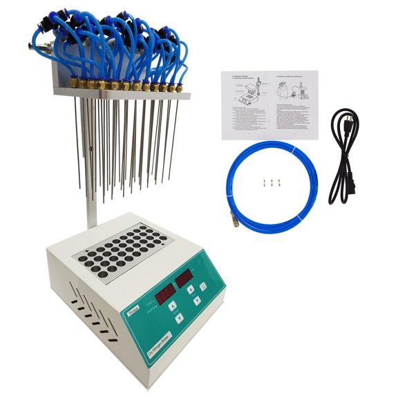 16x45MM 36-Hole Nitrogen Sample Concentrator Evaporator Machine 110V