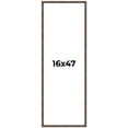 thumbnail image 1 of 16x47 Frame Brown Bamboo with Dark Coffee/Walnut Finish | Solid Wood Picture Frame Width 0.75, 1 of 8