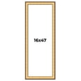 thumbnail image 1 of 16x47 Frame Gold Plein Aire Solid Wood Picture Frame Width 2 Inches | Interior Frame Depth 0.5, 1 of 8