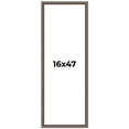 thumbnail image 1 of 16x47 Frame Silver Real Wood Picture Frame Width 1.25 Inches | Interior Frame Depth 0.5 Inches |, 1 of 8