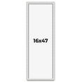 thumbnail image 1 of 16x47 Shadow Box Frame Silver | 1.625 Inches Deep Real Wood Contemporary Shadowbox Display Frame |, 1 of 7