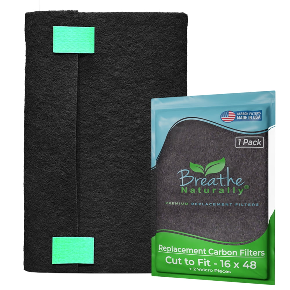 16x48 Premium Activated Carbon Filter Sheet (1 Pack) for HVAC, Air