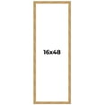 thumbnail image 1 of 16x48 Frame Beige Real Wood Picture Frame Width 1.25 inches | Interior Frame Depth 0.5 inches |, 1 of 8