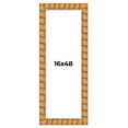 thumbnail image 1 of 16x48 Frame Beige Real Wood Picture Frame Width 3 inches | Interior Frame Depth 0.5 inches |, 1 of 8