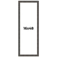 thumbnail image 1 of 16x48 Frame Black-Brown Medieval Solid Wood Picture Frame | 1.5 Inch Moulding Width | Gotham, 1 of 8
