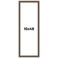 thumbnail image 1 of 16x48 Frame Brown Farmhouse Solid Wood Picture Frame Width 1.5 Inches | Interior Frame Depth 0.5, 1 of 8