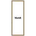 thumbnail image 1 of 16x48 Frame Gold Solid Wood Picture Frame Width 1.25 Inches | Interior Frame Depth 0.375 Inches |, 1 of 8