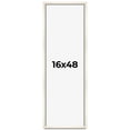 thumbnail image 1 of 16x48 Frame White Wheat Solid Wood Picture Frame | Moulding Width 0.75 Inches | Interior Depth 0.5, 1 of 8