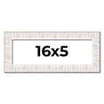 thumbnail image 1 of 16x5 Frame White Sonoma Rustic Wood Picture Frame | 1.5 Inch Moulding Width | Complete with UV, 1 of 7