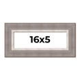 thumbnail image 1 of 16x5 IN Frame Grey Real Wood Picture Frame Width 2.75 Inches | Interior Frame Depth 0.5 Inches |, 1 of 8