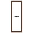 thumbnail image 1 of 16x51 Copper and Brown Real Wood Picture Frame Width 2 inches | Interior Frame Depth 0.5 inches |, 1 of 8
