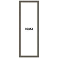 thumbnail image 1 of 16x51 Frame Black Bamboo Solid Wood Picture Frame Width 1.5 Inches | Interior Frame Depth 0.5, 1 of 8