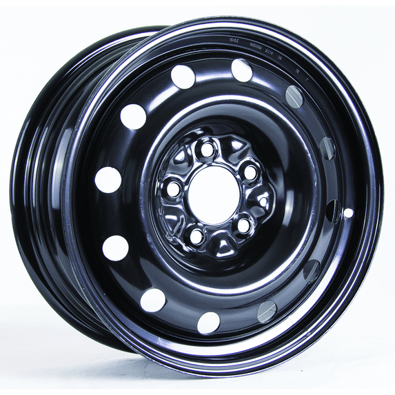 16x6.5 RTX Black Steel Wheel 5x4.5 (38mm)