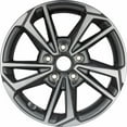 thumbnail image 1 of 16x6.5 inch New Alloy Rim for 2022-2024 Kia Forte Machined Face with Painted Grey Pockets, 1 of 2