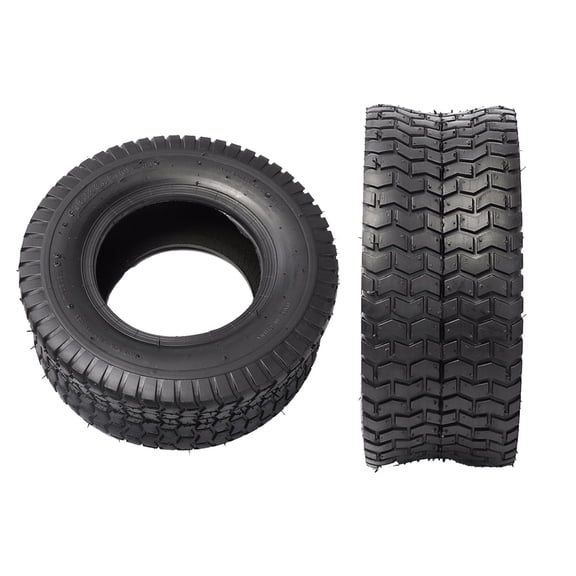 16x6.50-8 Tire Lawn Mower Turf-Tread Tires 4PR for Riding Lawnmowers Tractor Wagon Wheelbarrows, without Rim Wheel, Set of 2