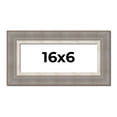 thumbnail image 1 of 16x6 Frame Grey Real Wood Picture Frame Width 2.75 Inches | Interior Frame Depth 0.5 Inches | Linus, 1 of 8
