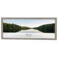 thumbnail image 1 of 16x6 Frame Grey Solid Wood Picture Frame Width 1 Inches | Interior Frame Depth 0.5 Inches |, 1 of 8