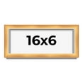 thumbnail image 1 of 16x6 Shadow Box Bronze Cross-Brushed Display Frame | 1.625 Inches Deep Solid Wood | UV Resistant, 1 of 8