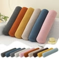 thumbnail image 1 of 16x6in Round Side Sleeping Bolster Pillow, Detachable Washable Cover with Inner Core, Multi-Use Leg Pillow for Sofa & Bed, Comfortable Support Pillow for Home Use, 1 of 7