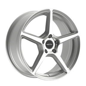 Motiv 433MS Blade Gloss Silver Machined Wheel 16X7.5 5X108 (40mm) (HB 73.1)