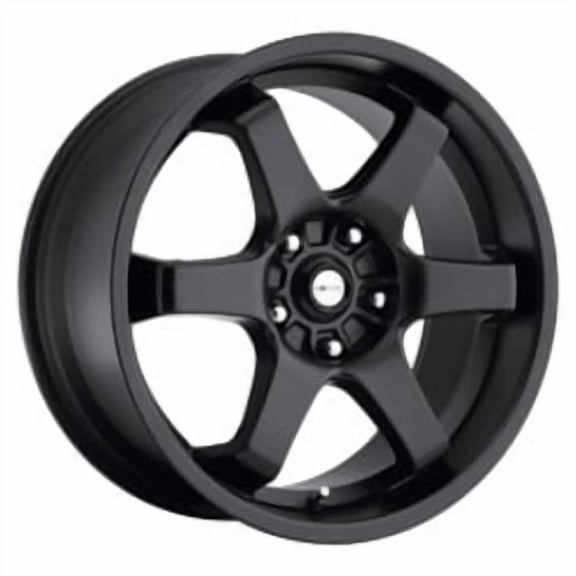 1 Focal 16x7 5X108 / 5X4.50 +42 421B X Satin Black w/Satin Clear Coat Wheel Rim