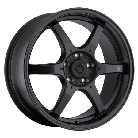 16x7 Konig 30B Backbone Matte Black Wheel 5x4.5 (40mm)