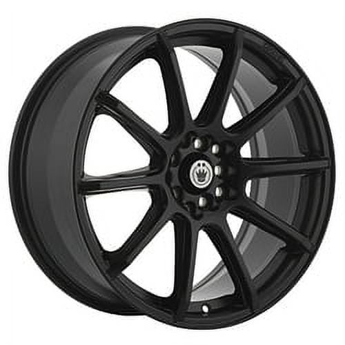 16x7 Konig 45B Control Black Wheel 5x108 (40mm)
