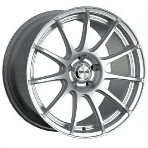 1 Maxxim 16x7 5X105 / 5X4.50 +40 10S Winner Full Silver Wheel Rim