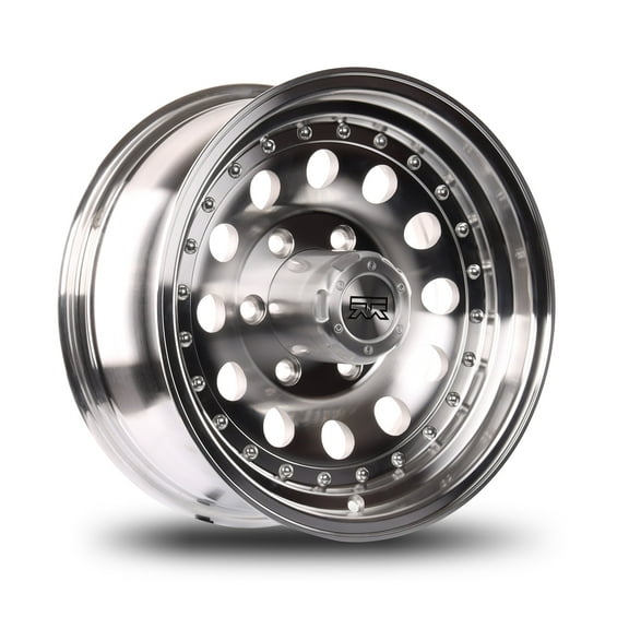 16x7 Mudder Trucker MT702 Marauder Machined 8x165.1 8x6.5 ET-8 wheel rim