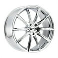 thumbnail image 1 of 16x7 Platinum 435C Flux Chrome Plated Wheel 5x120 (40mm), 1 of 2
