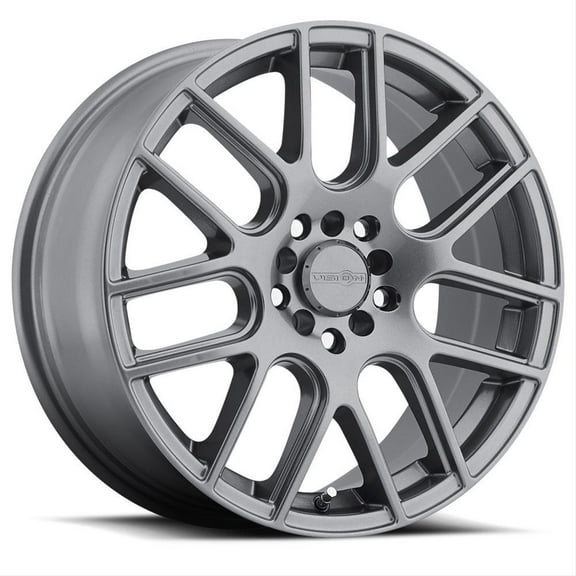 16x7 Vision 426H Cross Gunmetal Wheel 5x112/5x120 (38mm)