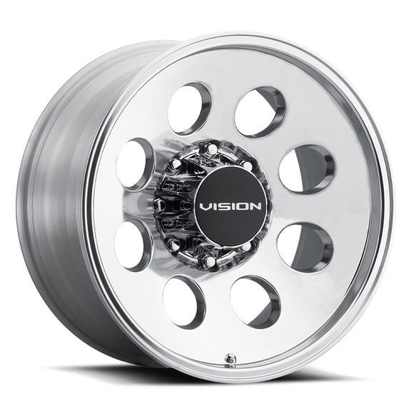 16x7 Vision 56VT Midway Trailer Polished Wheel 8x6.5 (-12mm)