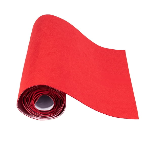16x79Inch Red Self-Adhesive Felt Fabric Sheet Sticky Jewelry Drawer Box Liner for Costume Art and Craft Making