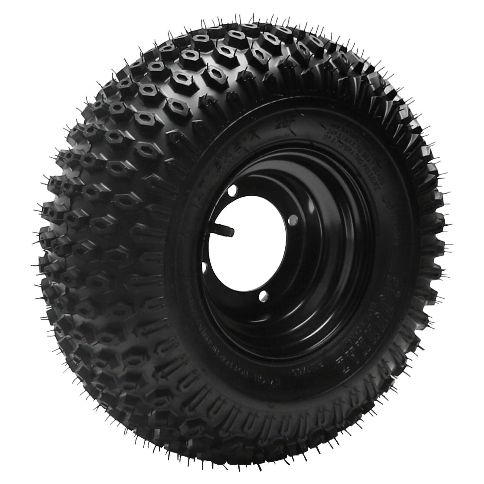 16x8-7 ATV Go Kart Wheel 200/55-7 16x8x7 7 Inch Wheel Tire Tubeless ...