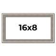 thumbnail image 1 of 16x8 Frame Grey Real Wood Picture Frame Width 1.25 inches | Interior Frame Depth 0.5 inches | Hans, 1 of 8