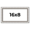 thumbnail image 1 of 16x8 Frame Silver Real Wood Picture Frame Width 1.25 Inches | Interior Frame Depth 0.5 Inches |, 1 of 8
