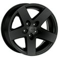 thumbnail image 1 of 16x8 Mamba 581B MR1X Matte Black Wheel 5x4.5 (13mm), 1 of 5