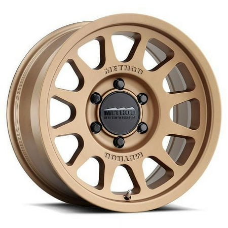 16x8 Method MR703 Bronze Wheel 6x120 (0mm) Fits select: 2015-2022 CHEVROLET COLORADO, 2015-2022 GMC CANYON